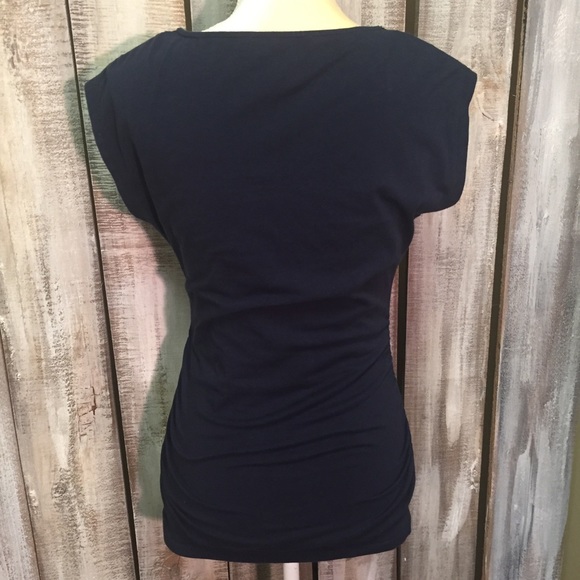 Michael Kors Navy Top Small - Picture 6 of 8
